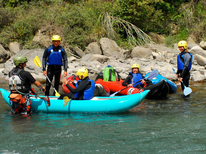 Canoë-raft / kayak-raft avec Oueds & Rios Rafting