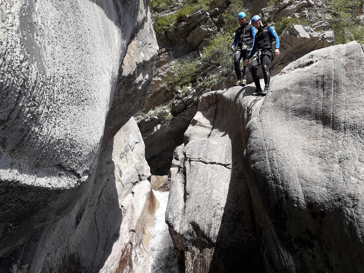 Jacques Le Hir: canyoning