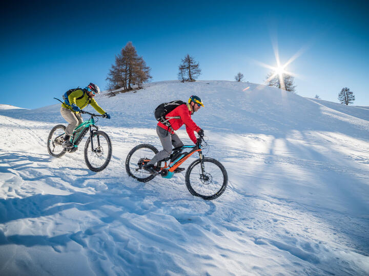 Aventure & Altitude - Mountain bike elettrica sulla neve