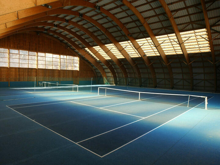 Courts de tennis couverts de Pra Loup 1500