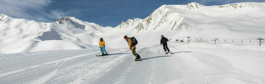 Ski sur les pistes de Sainte-Anne Â© UT - Manu Molle