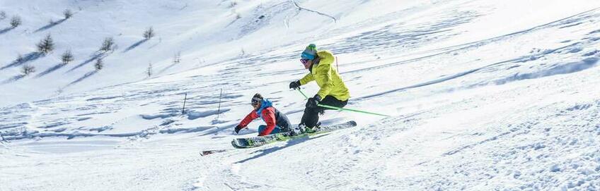 Ski sur les pistes du Sauze - Sauze 1700 © UT - Manu Molle