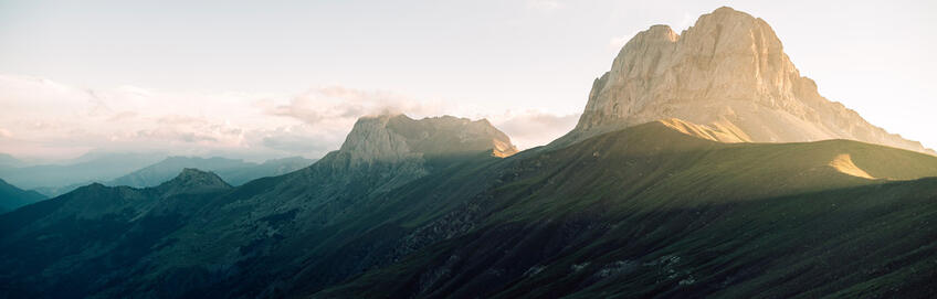 Les cimes des montagnes ubayennes © UT - Claude Gouron
