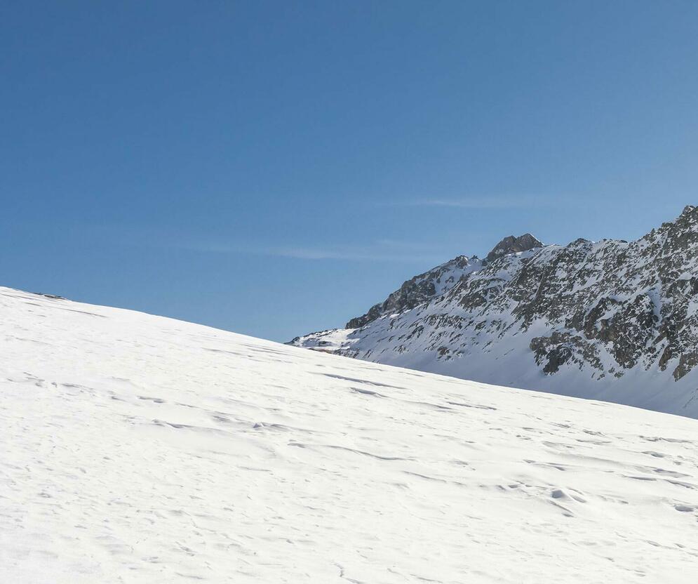 Ski de randonnée au col de la Bonette © UT - Claude Gouron
