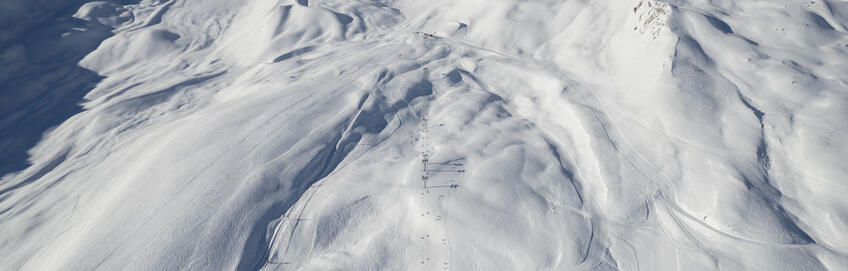 Panorama sur le domaine skiable de Sainte-Anne © UT - Claude Gouron