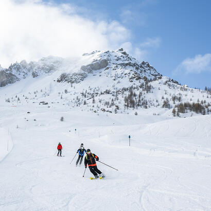 Ski au Sauze © Ubaye Tourisme