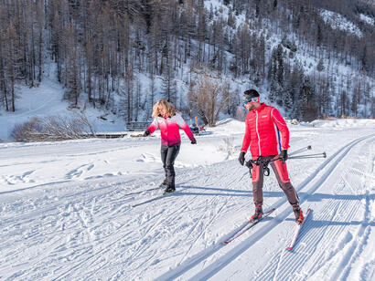 Cours de ski de fond avec un professionnel © AD04-Foehn Photographie