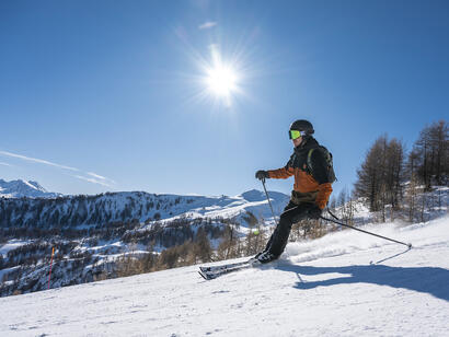 Ski à Pra Loup © Ubaye Tourisme