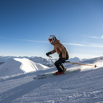 Ski à Pra Loup - L'Espace Lumière ©Ubaye Tourisme
