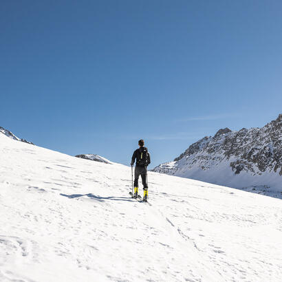 Ski de randonnée à proximité de Jausiers © Ubaye Tourisme