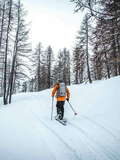 Itinéraire balisé ski de randonnée à Pra Loup