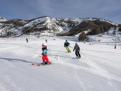 Ski à Larche © Ubaye Tourisme