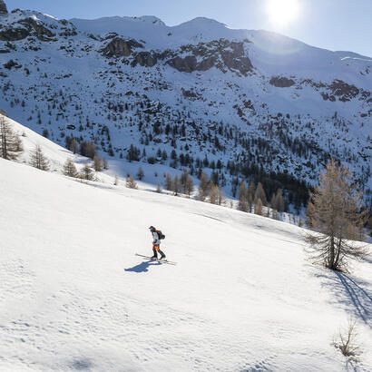 Ski de randonnée au Sauze ©UT - Manu Molle