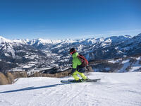 Skieuses sur les pistes de Pra Loup © UT - Manu Molle