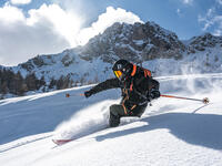 Ski freeride au Sauze © Ubaye Tourisme