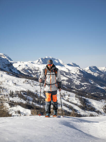 Itinéraire balisé ski de randonnée au Sauze