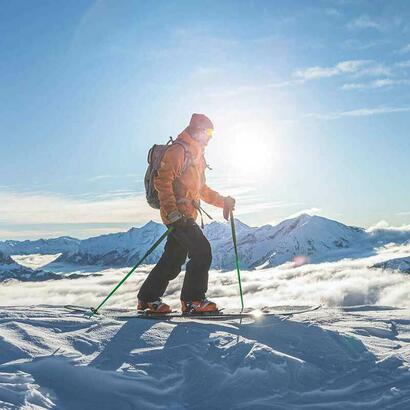 Ski de randonnée à Pra Loup ©UT - Pierre Allaire