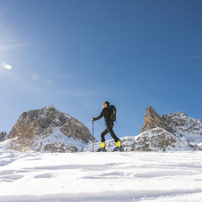 Ski de randonnée au départ de Fouillouse ©UT - Claude Gouron
