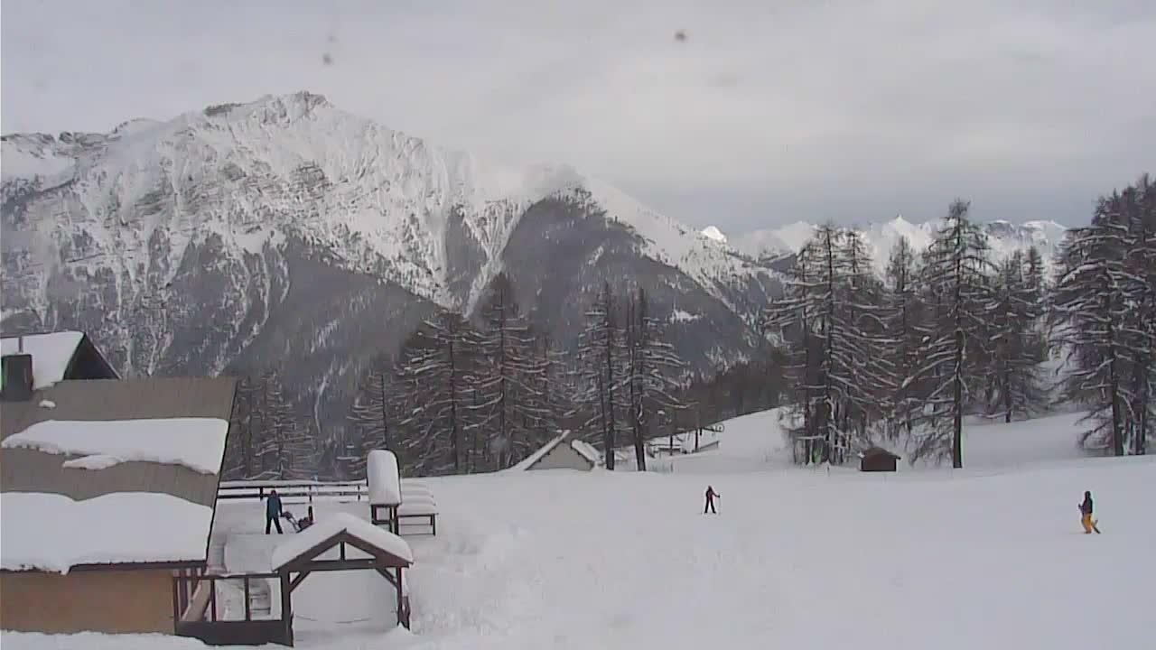View of the ski area